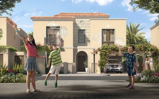 Yas Park Views: Mediterranean-inspired 3–5 bedroom Villas for Sale in Yas Island